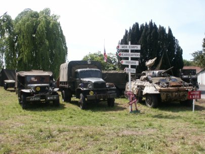 vue du camp 2nd armored Taintignies en 2003 a Frasnes