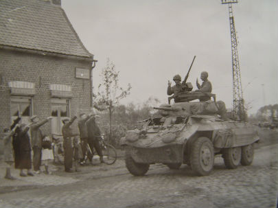 2nd armored a Rongy en septembre 1944